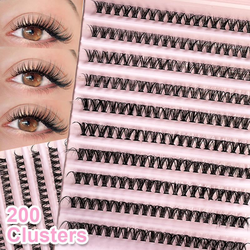 Eyelash Extension Cluster - Индивидуальные ресницы, пучок ресниц, 8-16 мм,
