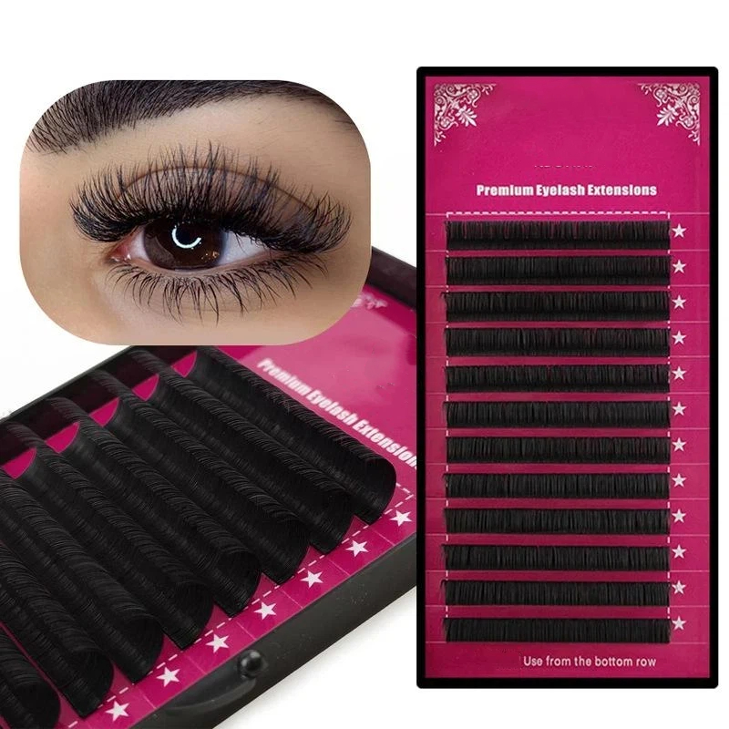 Eyelash Extension Individual - Накладные ресницы из норки премиум-класса, микс