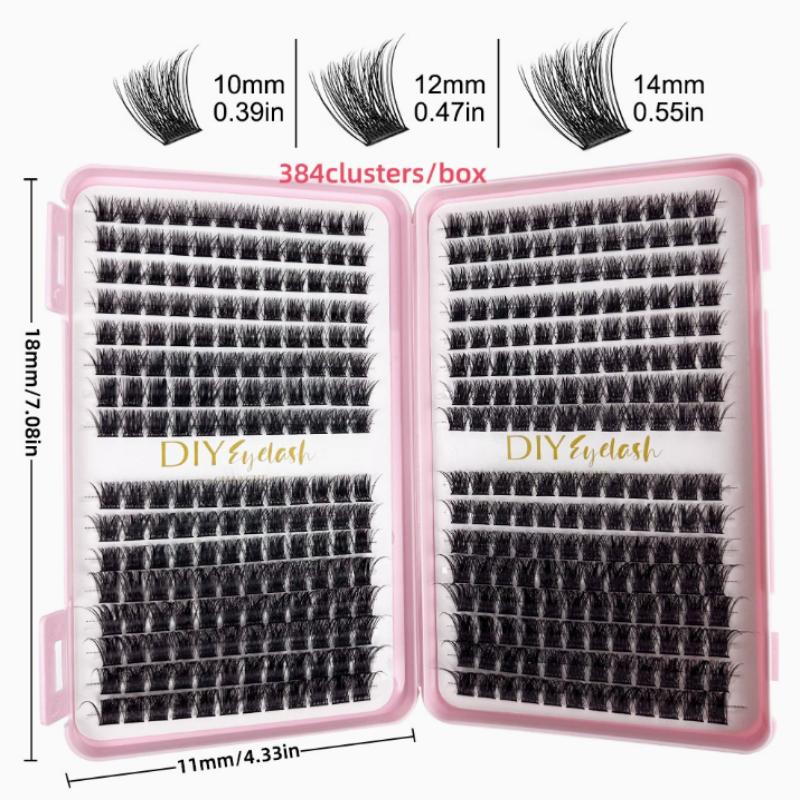 Eyelash Extension Home Service - Набор для наращивания ресниц: натуральные пушистые