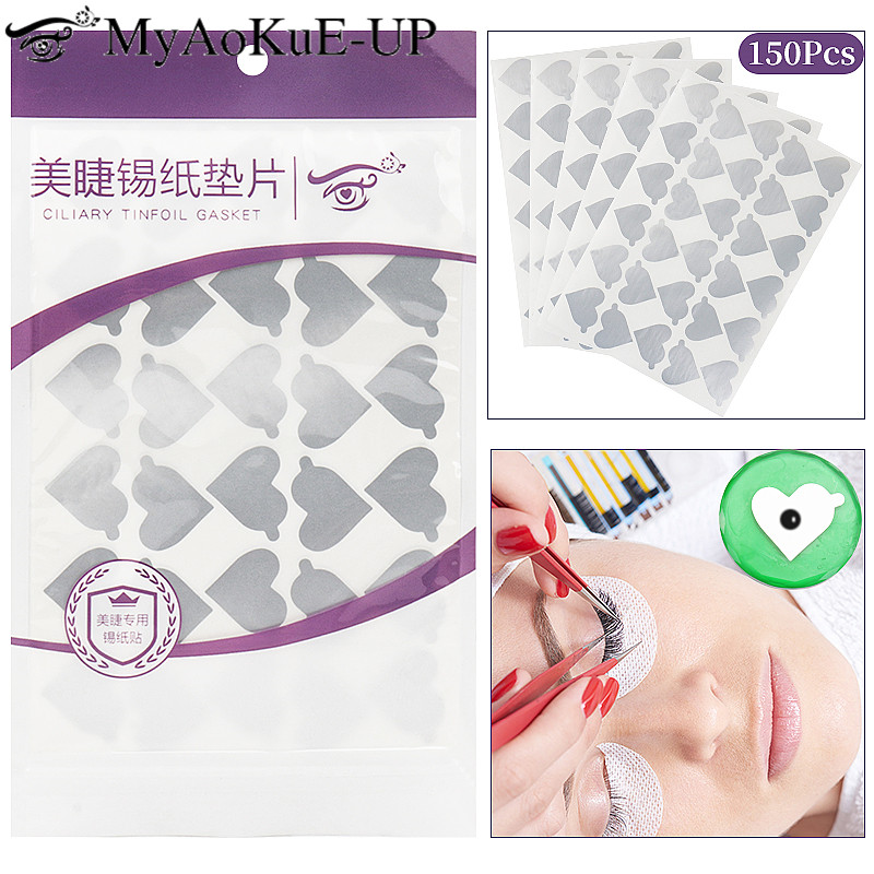 Lash Tile Palette - 300 шт. одноразовых фольгированных подушечек для