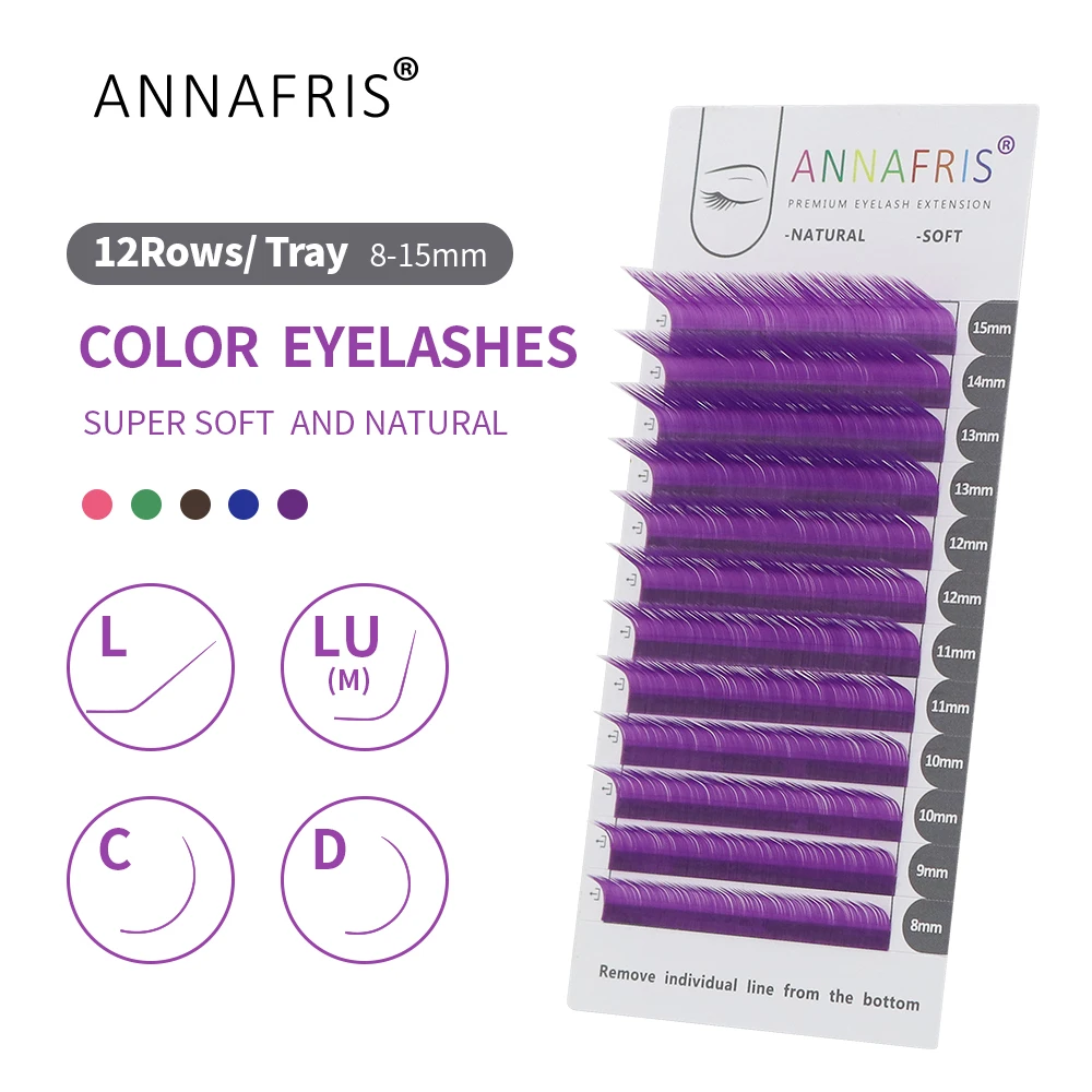 ANNAFRIS Цветные искусственные – обзор и цена Lash Tile Palette