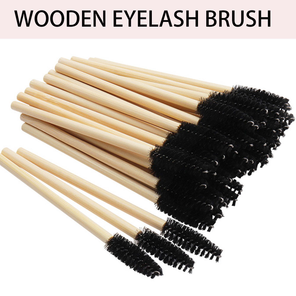 50/100 шт. бамбуковых щеточек  – обзор и цена Eyelash Extension London