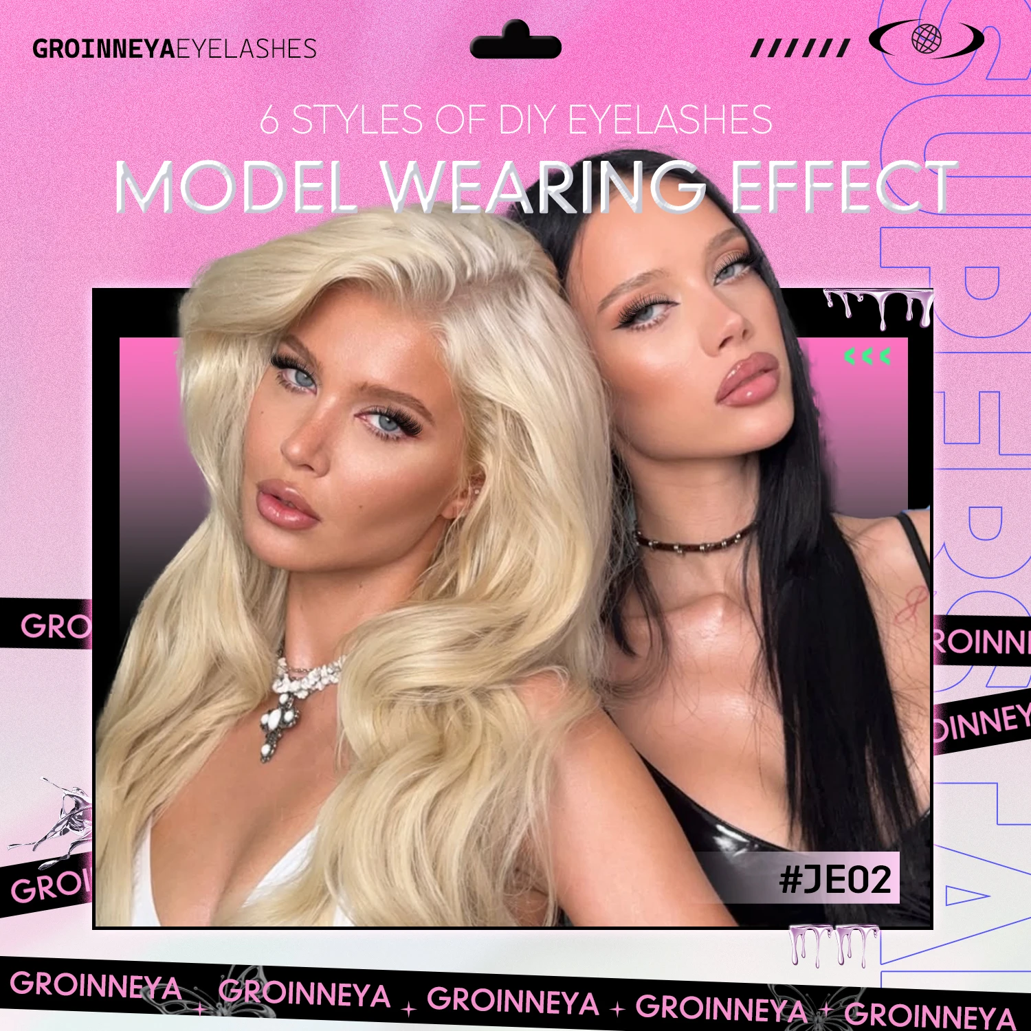 Набор кластеров для ресниц GRO – обзор и цена Eyelash Extension Home Service