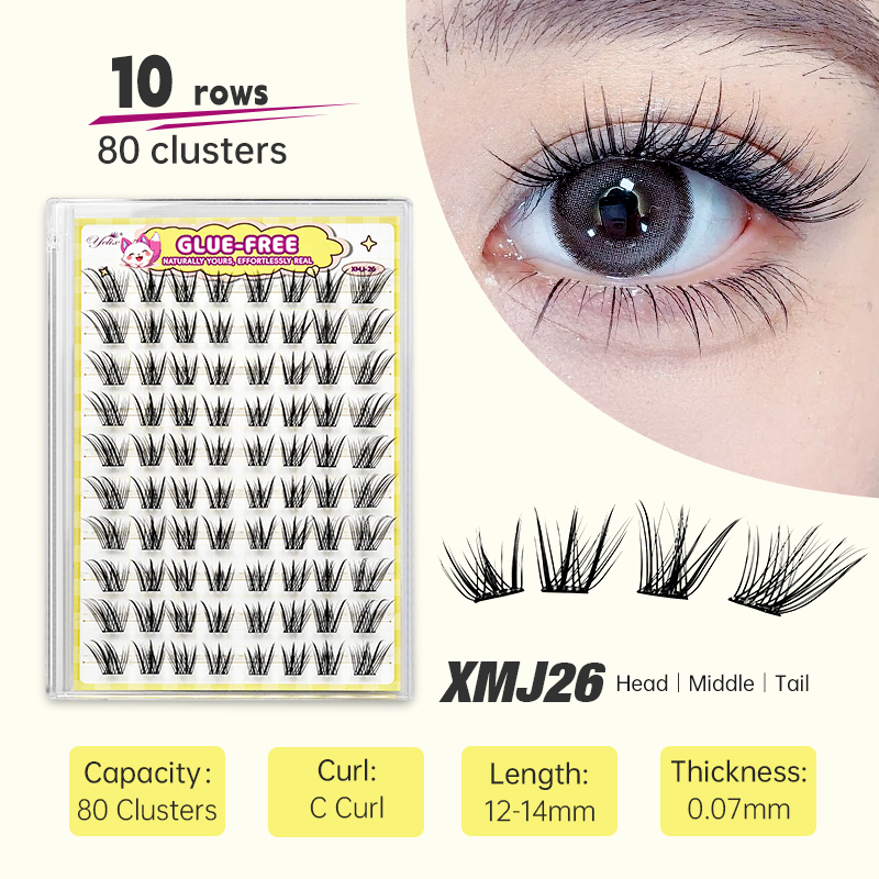 Накладные ресницы Yelix Fox-st – обзор и цена Eyelash Extension With Glue