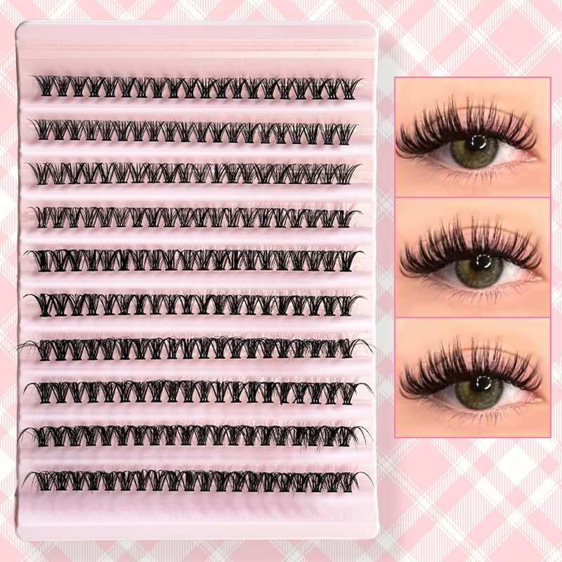 Индивидуальные ресницы, пучок  – обзор и цена Eyelash Extension Cluster