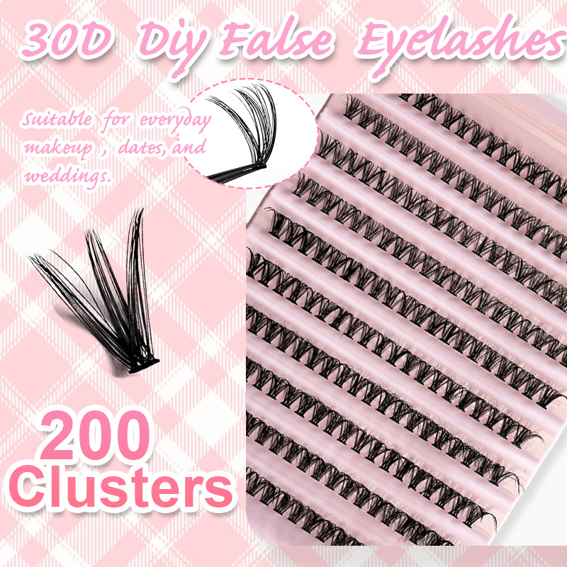 Индивидуальные ресницы, пучок  – обзор и цена Eyelash Extension Cluster