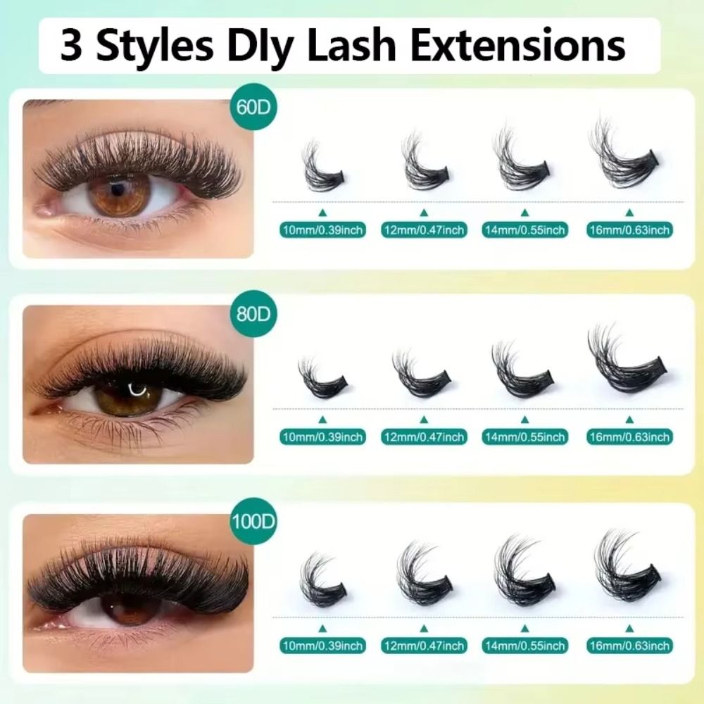 Накладные ресницы Natural Look – обзор и цена Eyelash Extension Cluster