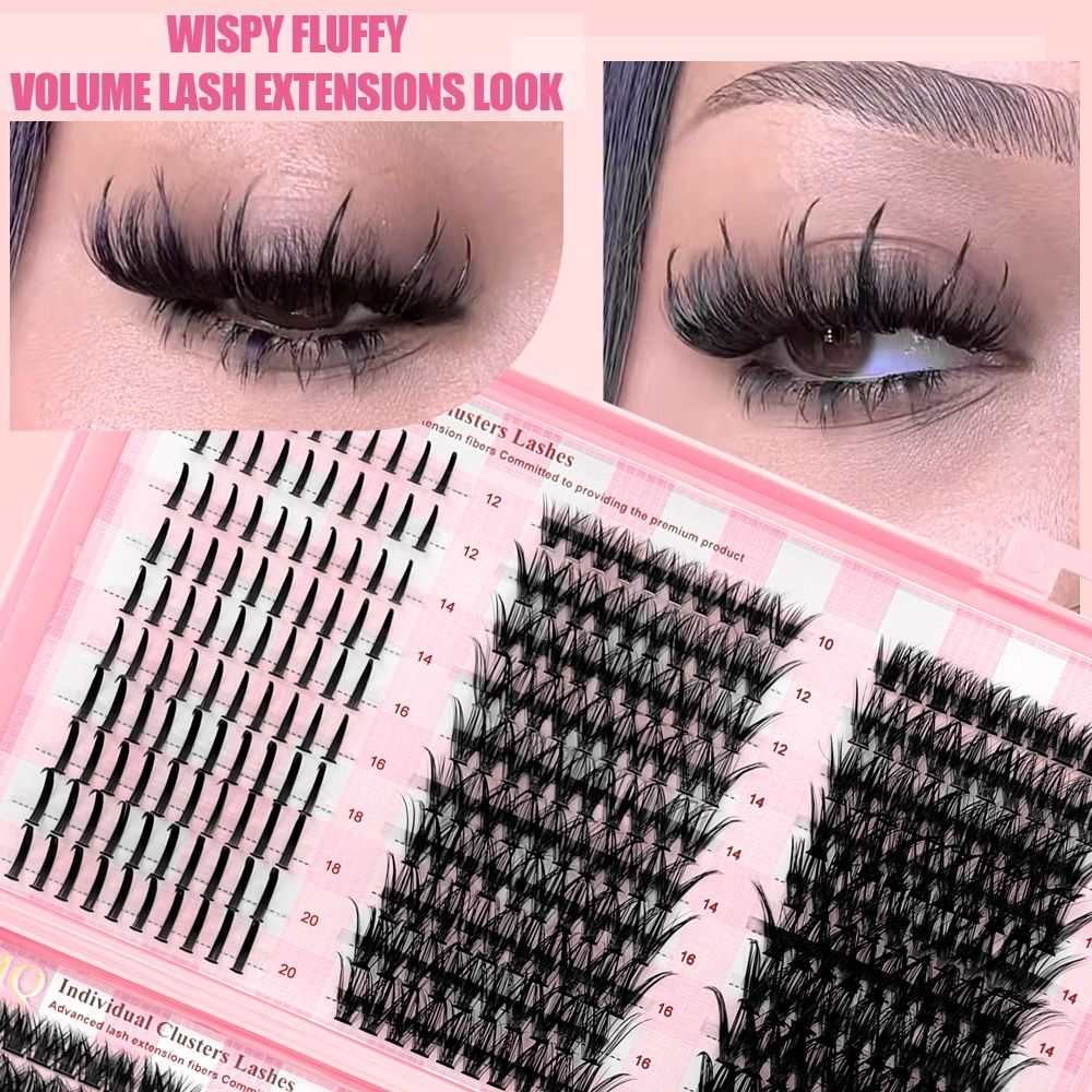 Накладные ресницы длиной 9-16  – обзор и цена Eyelash Extension Cluster