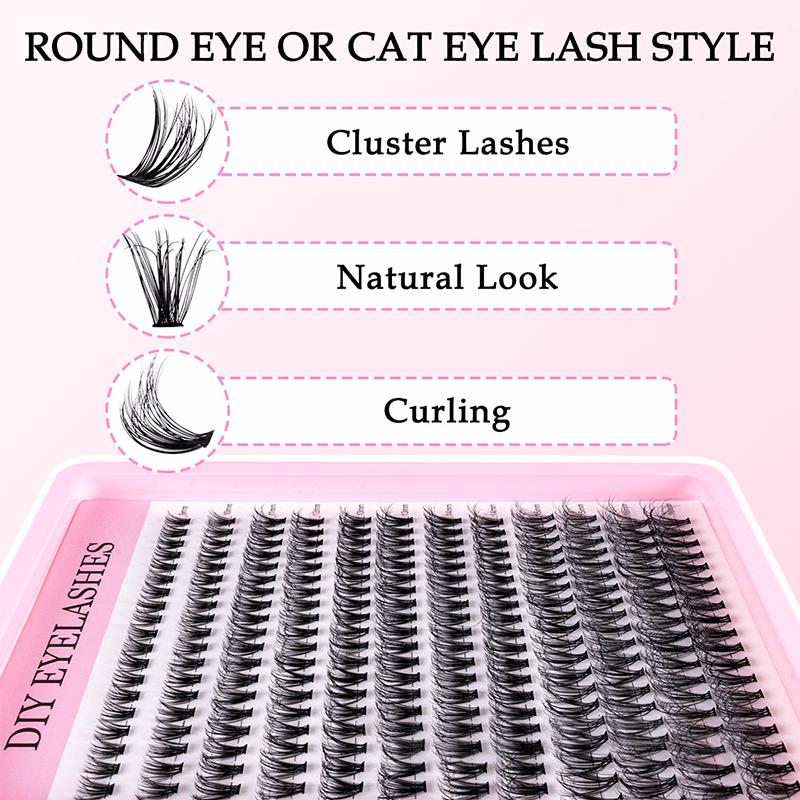 Набор для наращивания ресниц N – обзор и цена Eyelash Extension Cluster