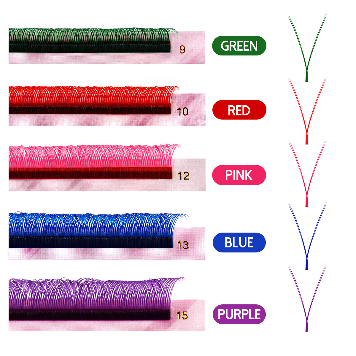 Разноцветные готовые ресницы A – обзор и цена Lash Tile Palette