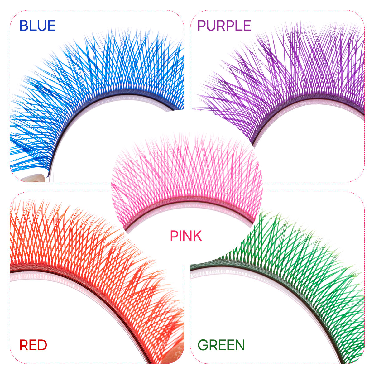 Разноцветные готовые ресницы A – обзор и цена Lash Tile Palette