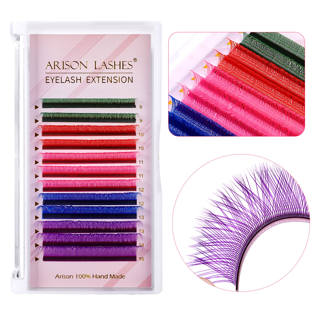 Разноцветные готовые ресницы A – обзор и цена Lash Tile Palette