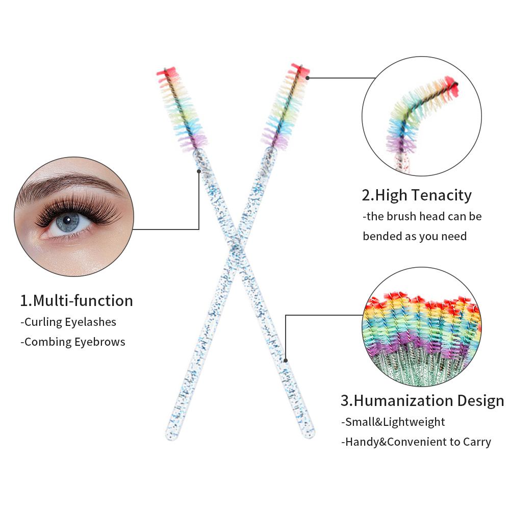 50 шт. Радужные кристальные ки – обзор и цена Eyelash Extension London