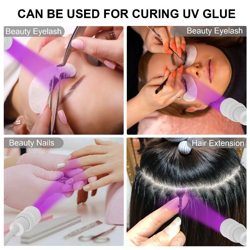 УФ-лампа для наращивания ресни – обзор и цена Eyelash Extension With Glue