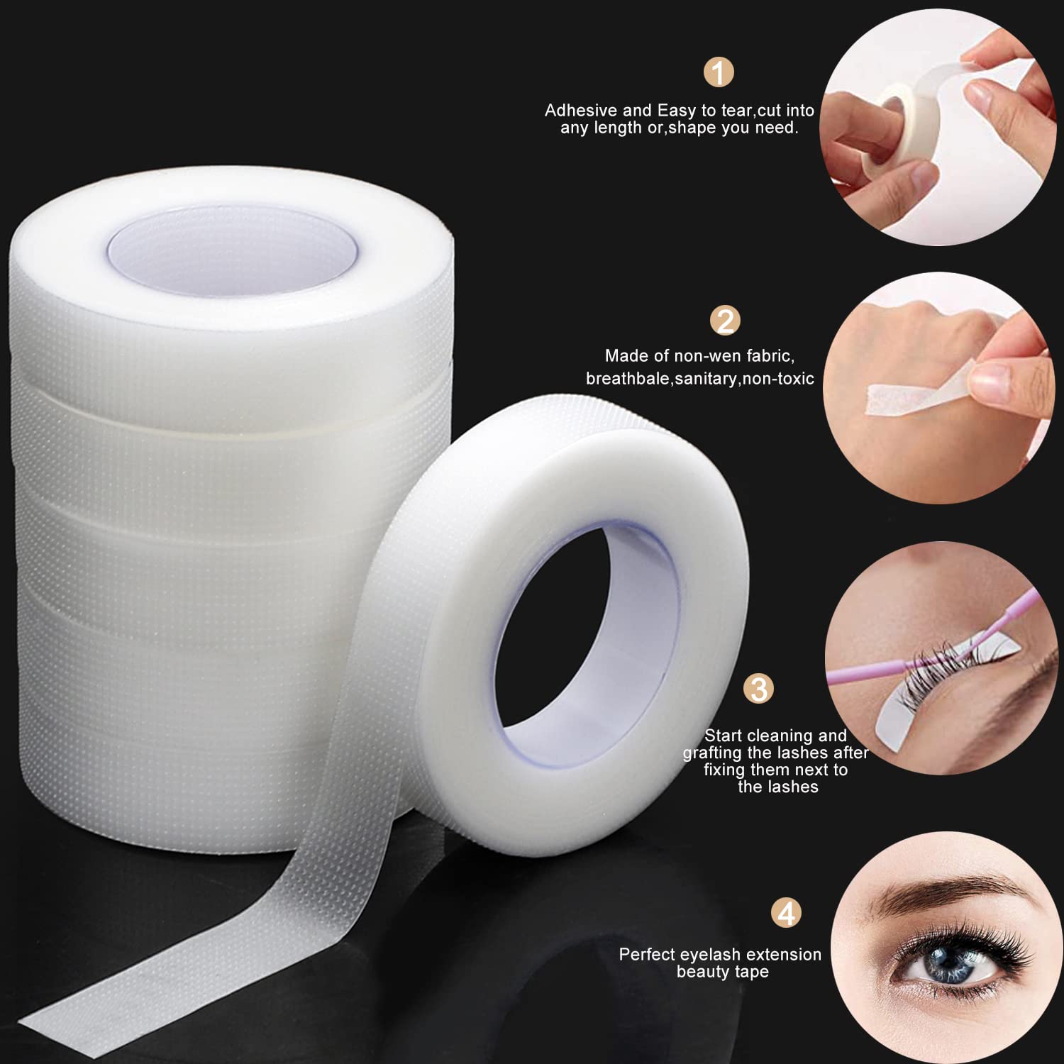 Лента для ресниц, прозрачная к – обзор и цена Eyelash Extension Gel Remover