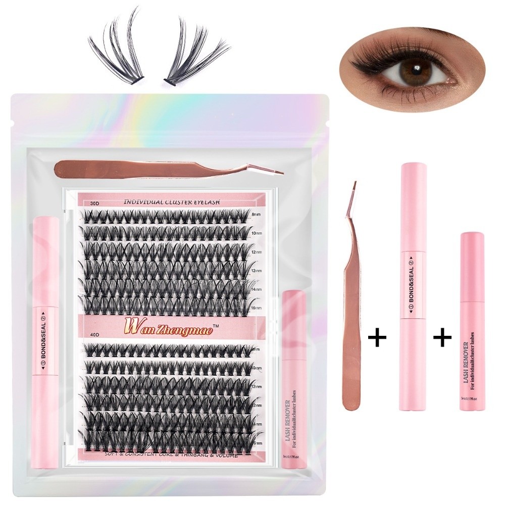 Накладные ресницы 8-16 мм для  – обзор и цена Eyelash Extension Cluster