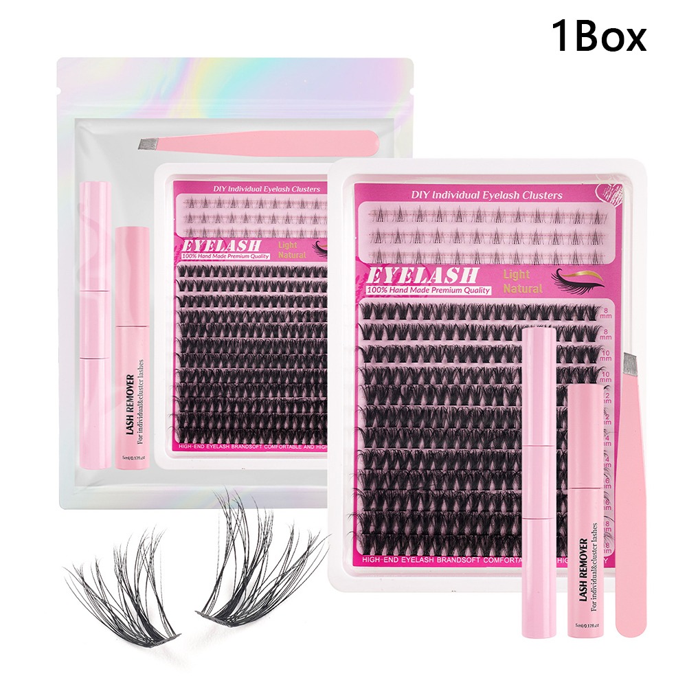 Накладные ресницы 8-18 мм: нат – обзор и цена Eyelash Extension Cluster