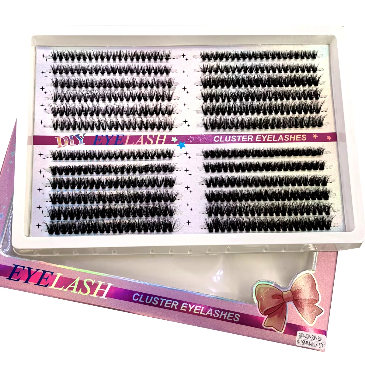 Набор пучковых ресниц AMSDCN 3 – обзор и цена Eyelash Extension Home Service