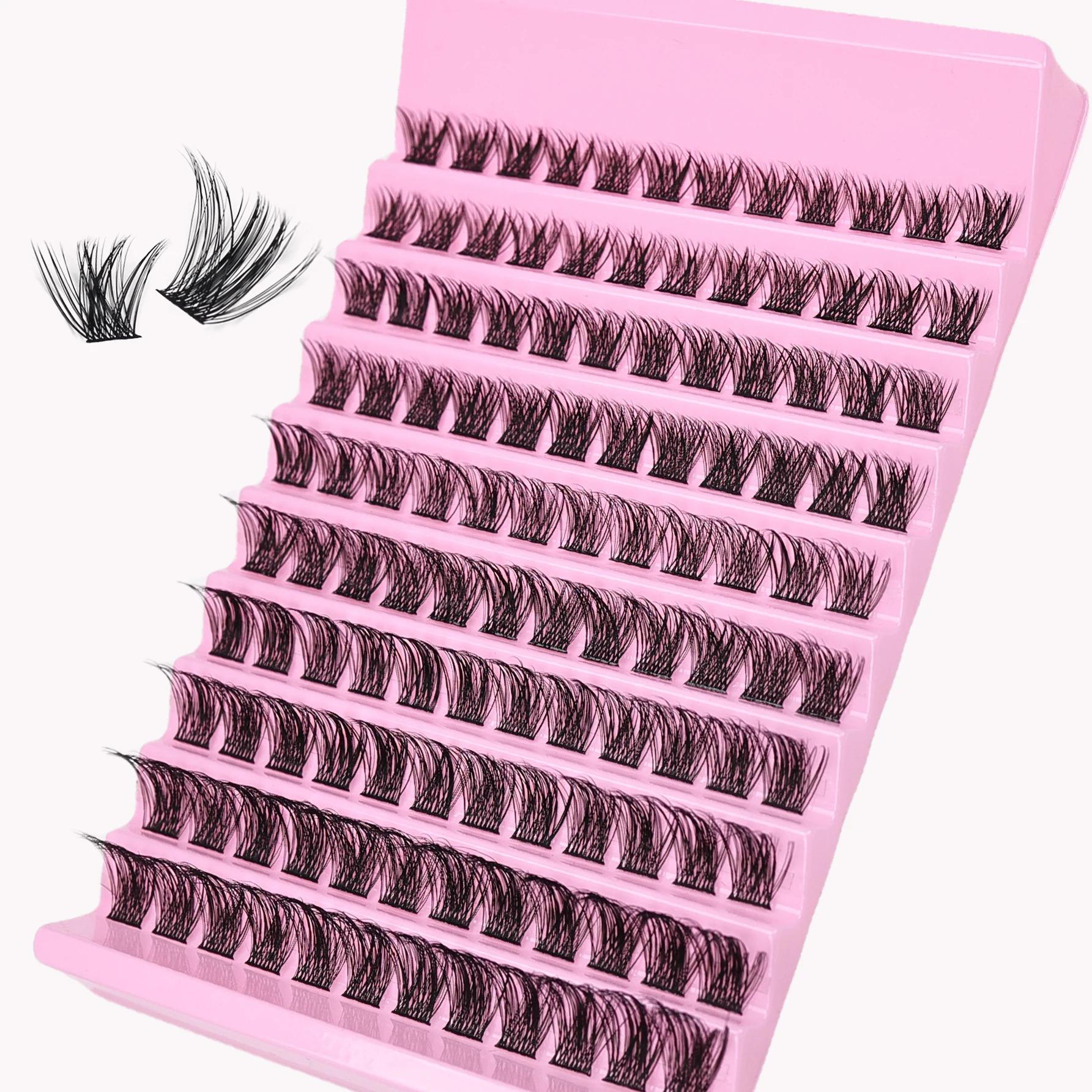 Накладные ресницы-пучки D-изги – обзор и цена Eyelash Extension Home Service